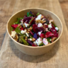 Beetroot - Goats Cheese - crushed walnuts and apple